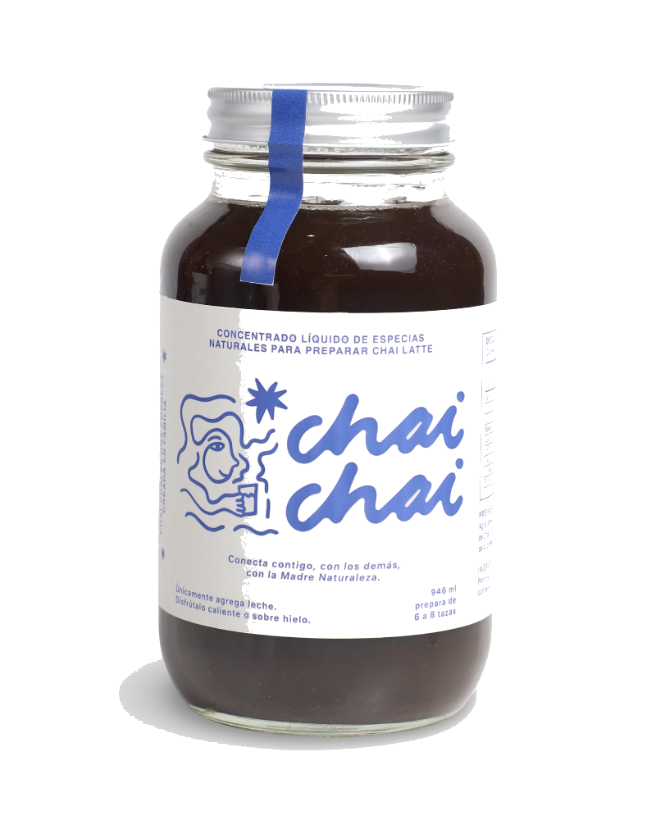 Botella de concentrado de chai, variante Endulzado
